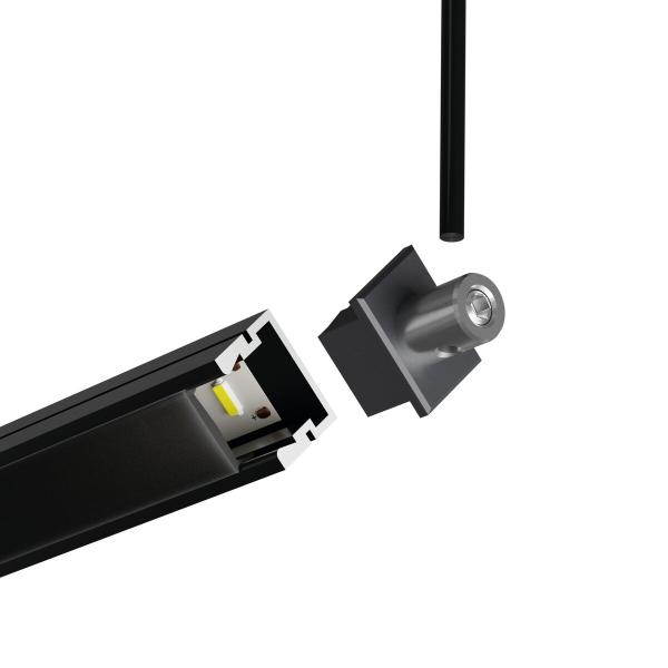 Stromführung wird sicher im Profil gehalten